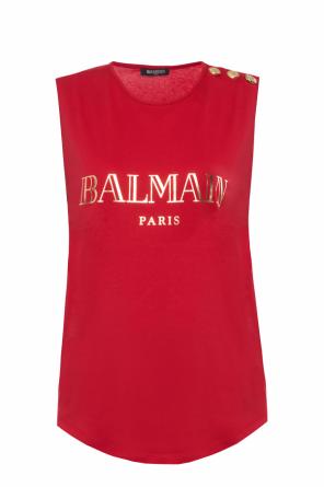 Top with a printed logo, zdjęcie 1 Top with a printed logo od Balmain